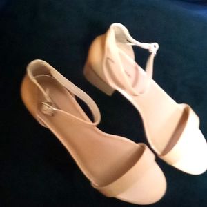 Tan Amazon Essentials Strap Ankle Heels size 13